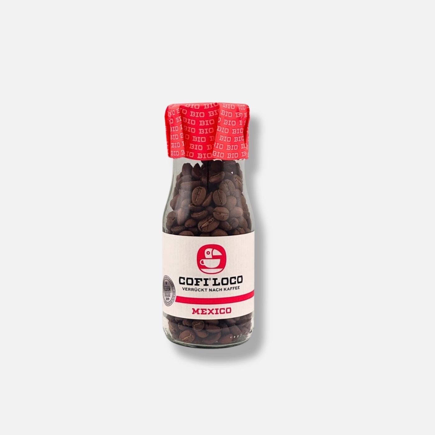 Bio fairtrade Kaffee in der Mehrwegflasche - Red Mexican Cafe Creme