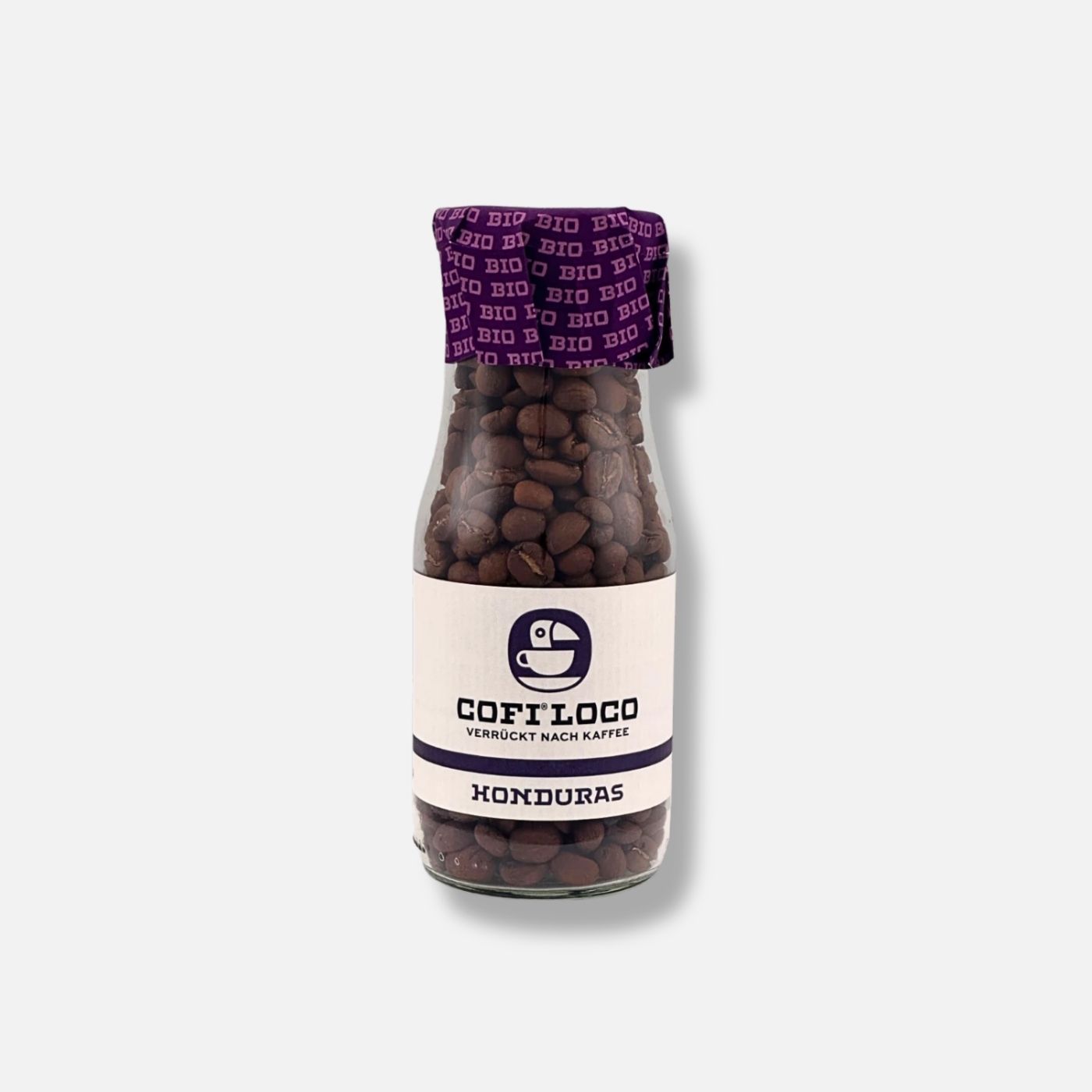 Bio fairtrade Kaffee in der Mehrwegflasche - Honduras Cafe Creme