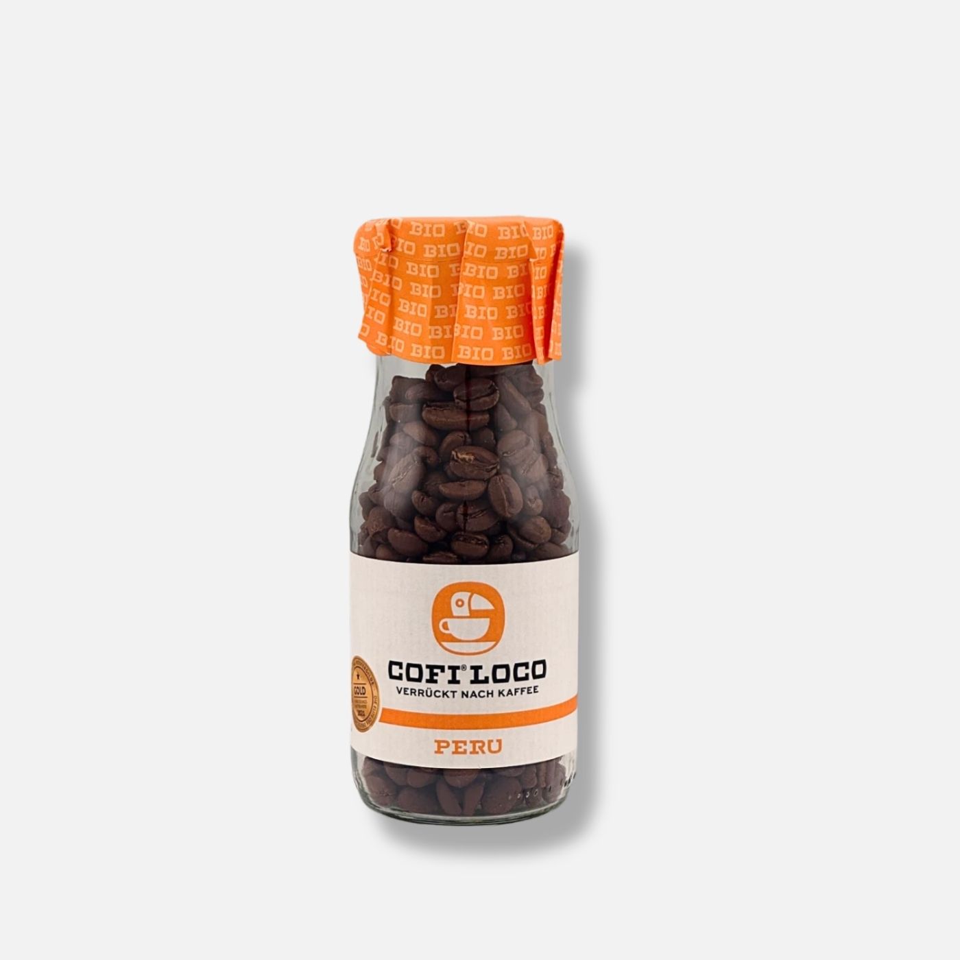 Bio fairtrade Kaffee in der Mehrwegflasche - Peru Peru Cafe Creme