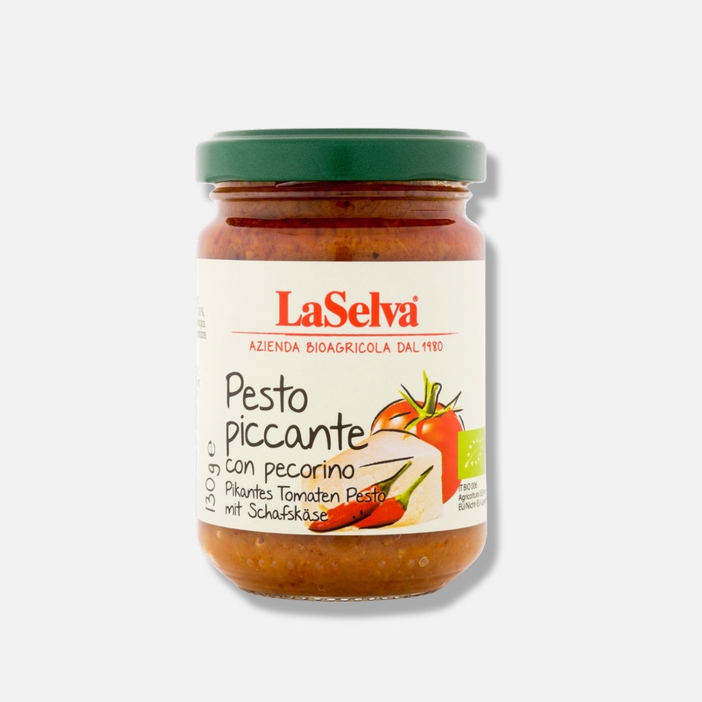 Bio Pesto Pikant mit Schafskäse - piccante con pecorino