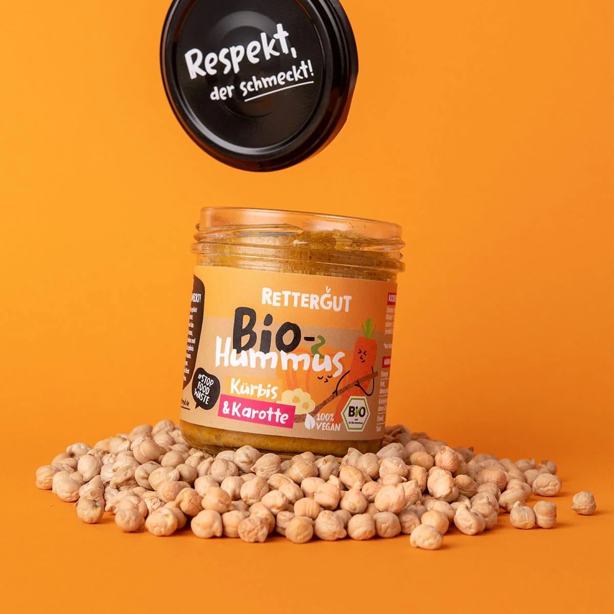 Bio Hummus - Kürbis und Karotte