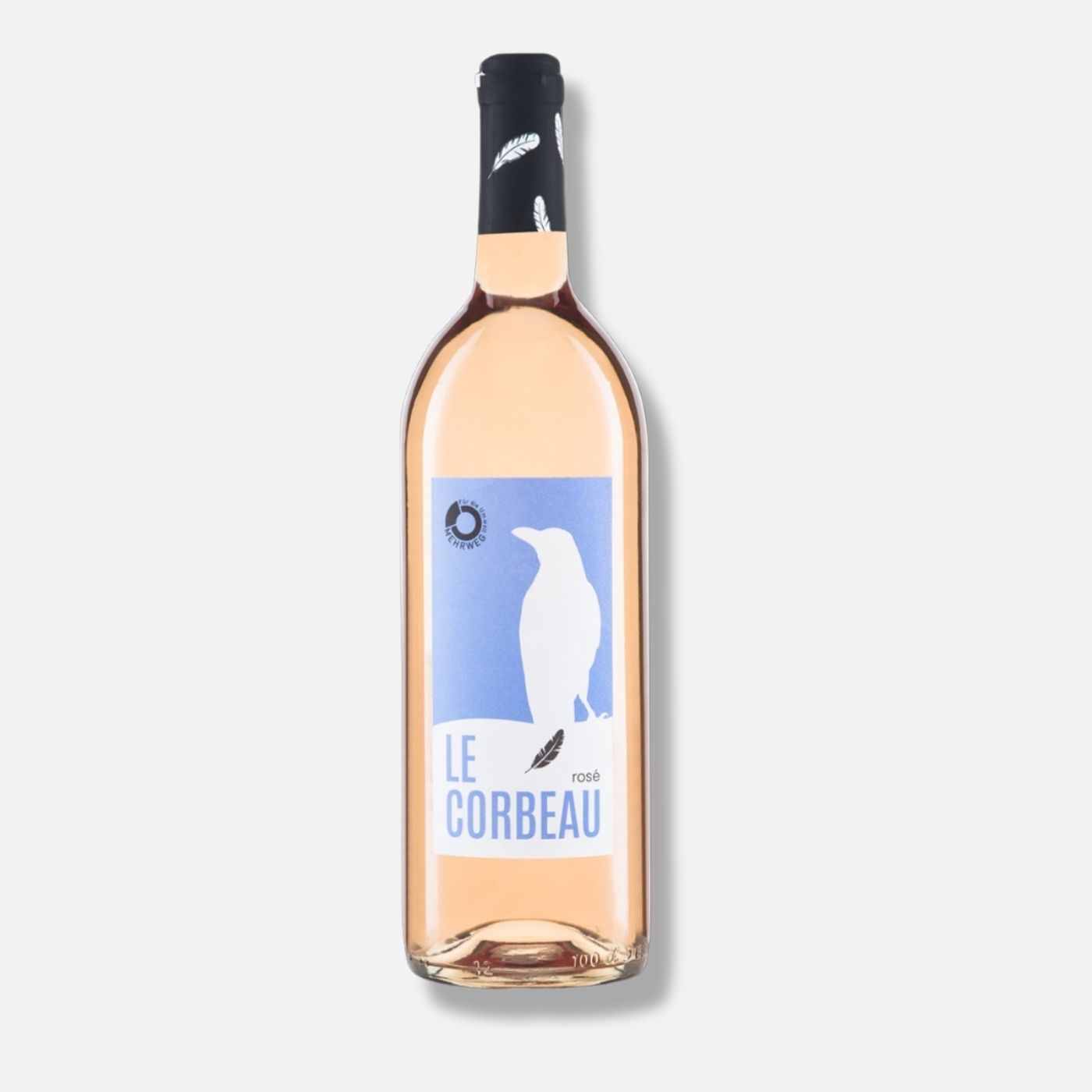 Bio Rosewein in der Mehrwegflasche - LE CORBEAU Rosé