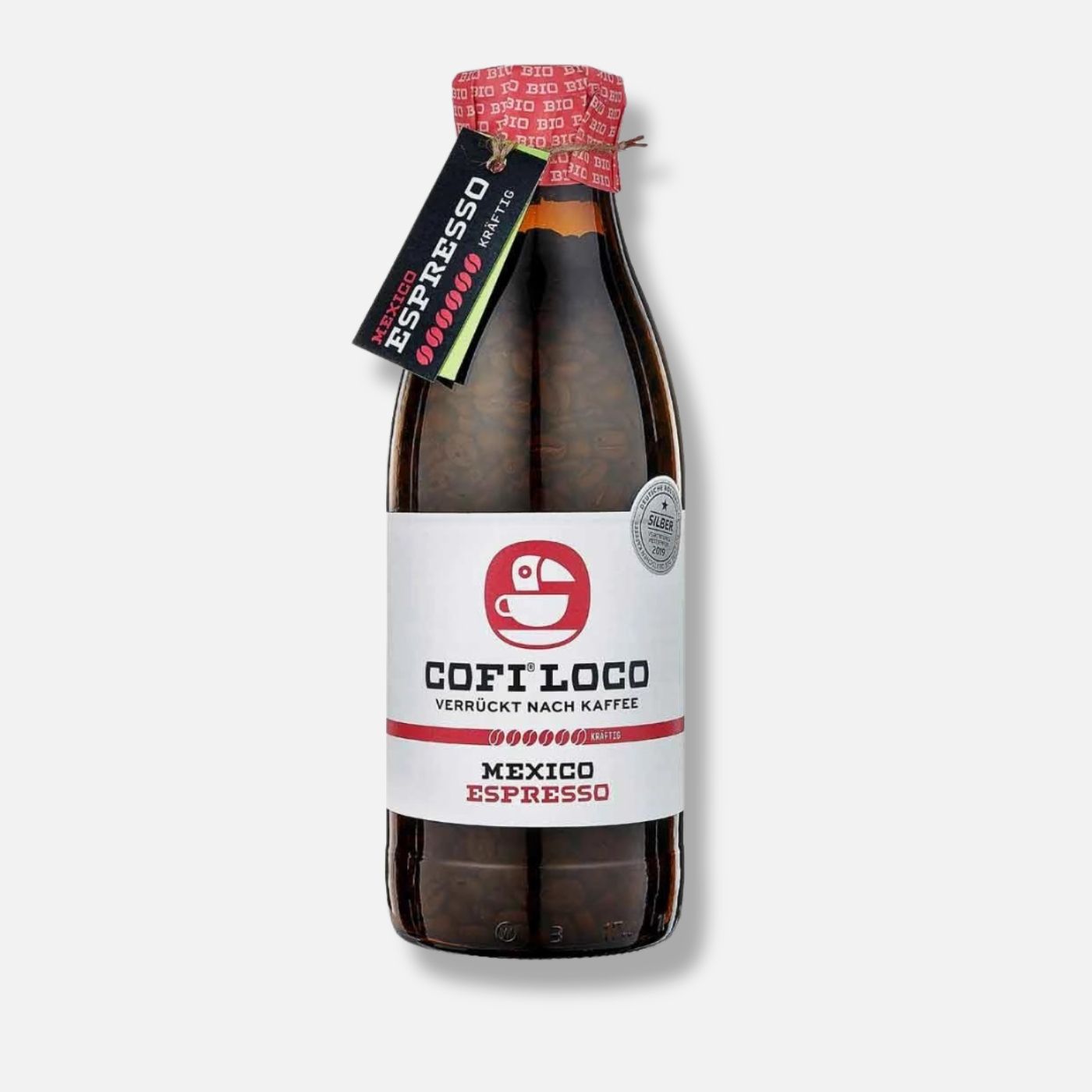 Bio fairtrade Kaffee in der Mehrwegflasche - Peru Peru Cafe Creme